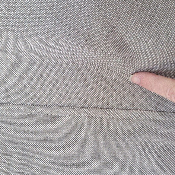 ZARA MAN DENIM COUTURE BLAZER SPORT COAT MODERN CAMEL BROWN ELBOW PATCHES 42 - Picture 10 of 11